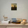 92392-3.jpg Deer in Forest Landscape Poster