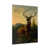 92393-2.jpg Deer in Forest Landscape Poster