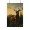 92396-1.jpg Deer in Forest Landscape Poster