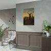 92407-4.jpg Deer in Forest Landscape Poster