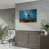 92408-169.jpg Starry Sky Night With Cactus Poster