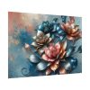 92408-197.jpg Vibrant Golden Flowers With a Glossy Metallic Finish Poster