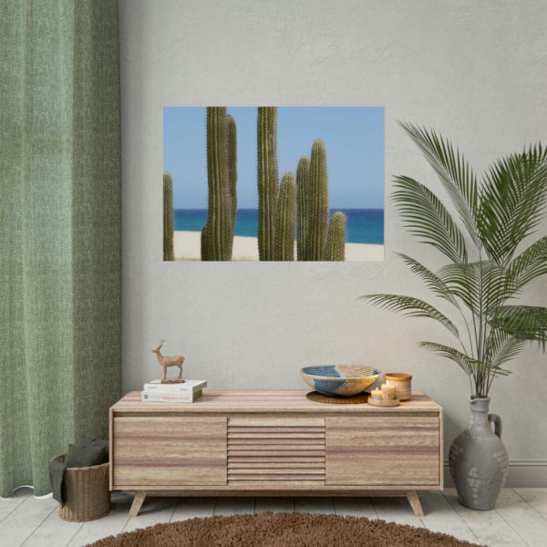 92408-208.jpg Cactus on the Beach Poster