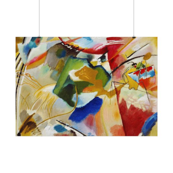 92408-21.jpg Painting with Green Center by Wassily Kandinsky Poster