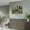 92408-224.jpg Vintage-Style Illustration of Cacti With Yellow Flowers Poster
