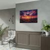 92408-239.jpg Cacti and Red Sky in Desert Poster