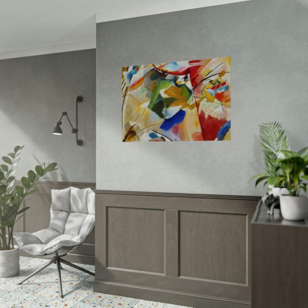 92408-24.jpg Painting with Green Center by Wassily Kandinsky Poster