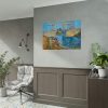 92408-299.jpg Vincent van Gogh's The Langlois Bridge at Arles with Women Washing Poster