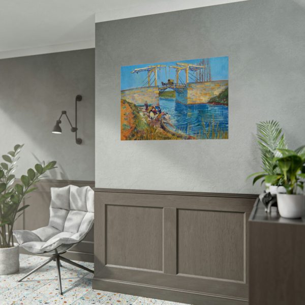 92408-299.jpg Vincent van Gogh's The Langlois Bridge at Arles with Women Washing Poster