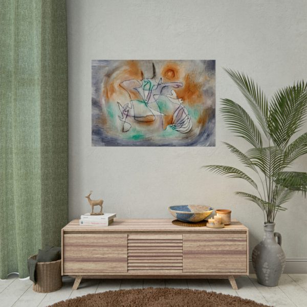 Howling Dog (1928) by Paul Klee Poster