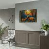 92408-349.jpg Deer and Deer in the Forest Poster