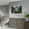 92408-359.jpg Deer by a Mountain Lake Poster