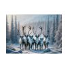92408-375.jpg Six Reindeer in Foreground Poster