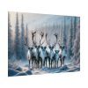 92408-377.jpg Six Reindeer in Foreground Poster