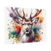 92408-387.jpg Deer With Vivid Burst of Colors Poster