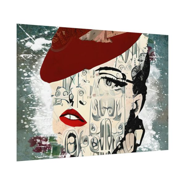 92408-42.jpg Fashionable Vintage Woman Poster