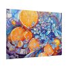 92408-47.jpg Orange Slices and Orange and Purple Dots Poster