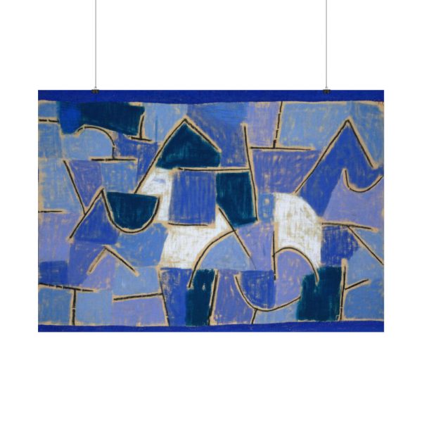 Blue Night (1937) by Paul Klee Poster