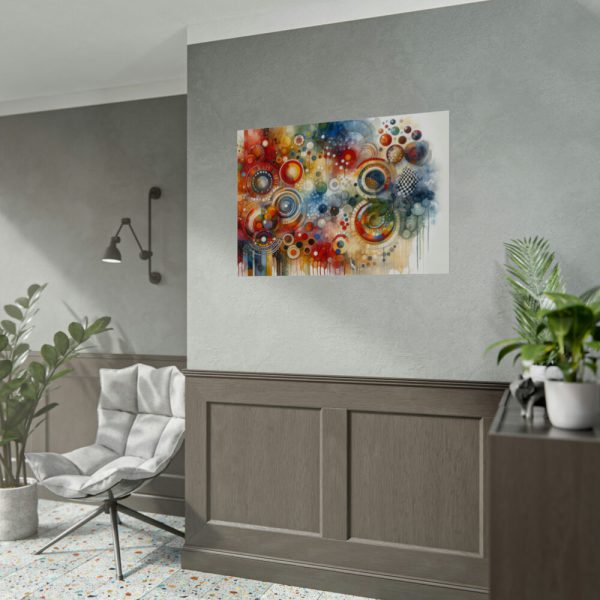 92408-79.jpg Boho Vibrant and Colorful Composition Poster