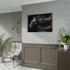 92408-84.jpg Black Spanish Horse Poster