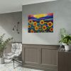 Whimsical Sunflower Field Art Poster