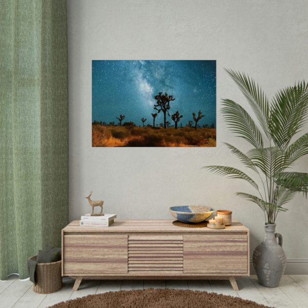 92409-168.jpg Starry Sky Night With Cactus Poster