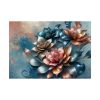 92409-195.jpg Vibrant Golden Flowers With a Glossy Metallic Finish Poster