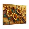 92409-202.jpg Vibrant orange Flowers Arranged in a Vase Poster