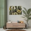 92409-223.jpg Vintage-Style Illustration of Cacti With Yellow Flowers Poster