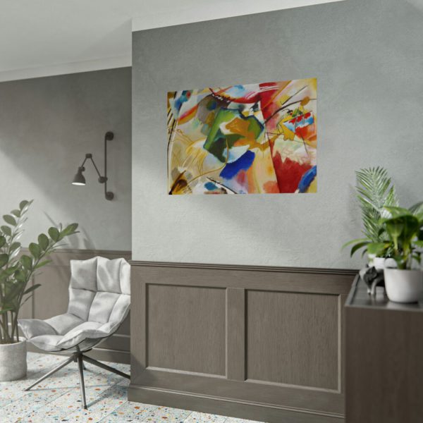 92409-24.jpg Painting with Green Center by Wassily Kandinsky Poster