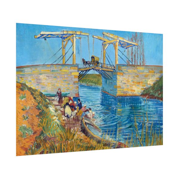 92409-297.jpg Vincent van Gogh's The Langlois Bridge at Arles with Women Washing Poster