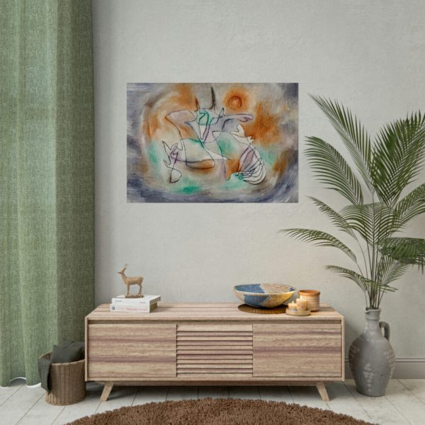 Howling Dog (1928) by Paul Klee Poster