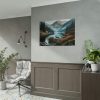 92409-354.jpg Deer by a Mountain Lake Poster
