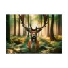 92409-360.jpg Deer in Forest Poster