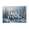92409-370.jpg Six Reindeer in Foreground Poster
