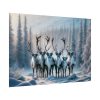 92409-372.jpg Six Reindeer in Foreground Poster