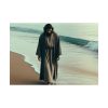 92409-390.jpg Person Walking at the Edge of the Surf on a Beach Poster