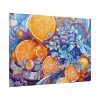 92409-47.jpg Orange Slices and Orange and Purple Dots Poster