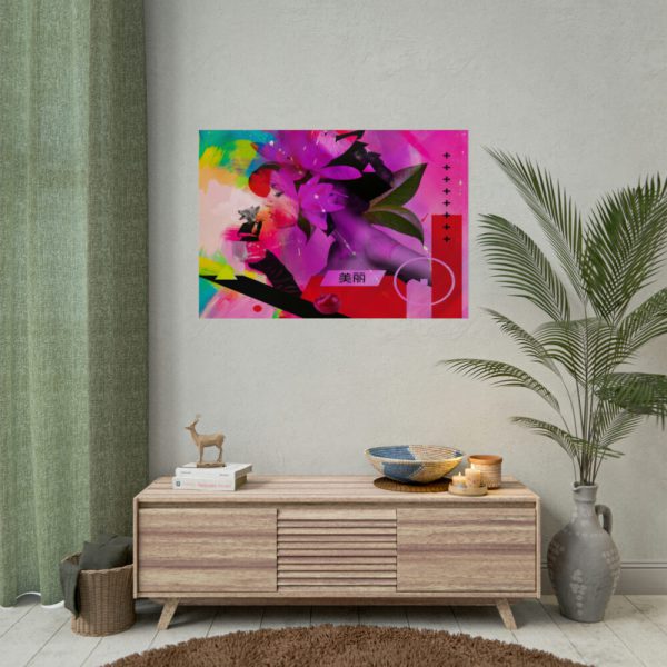 92409-53.jpg Woman And a Fox in Cup Overlay Poster