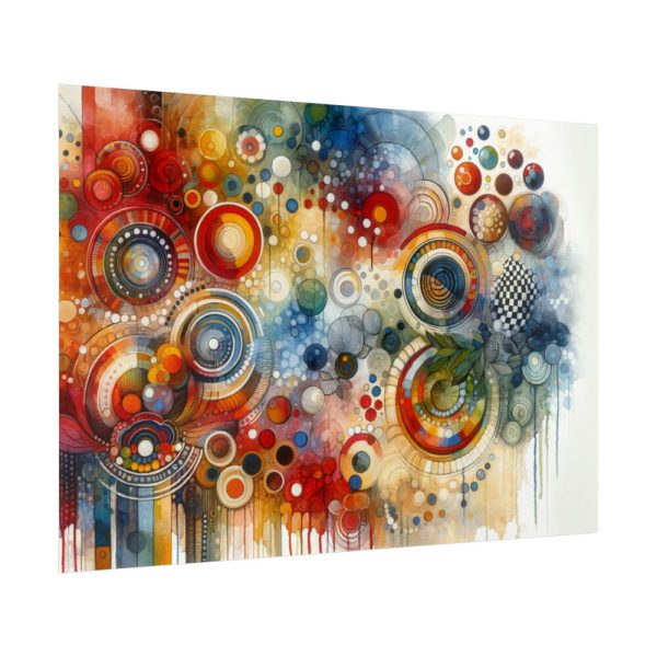 92409-77.jpg Boho Vibrant and Colorful Composition Poster