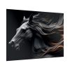 92409-82.jpg Black Spanish Horse Poster