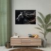 92409-83.jpg Black Spanish Horse Poster