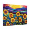 Whimsical Sunflower Field Art Poster