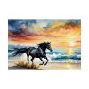 92409-95.jpg Horse Galloping On Beach Poster