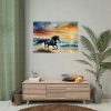 92409-98.jpg Horse Galloping On Beach Poster