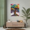 Tree of Life Watercolor Landscape Poster