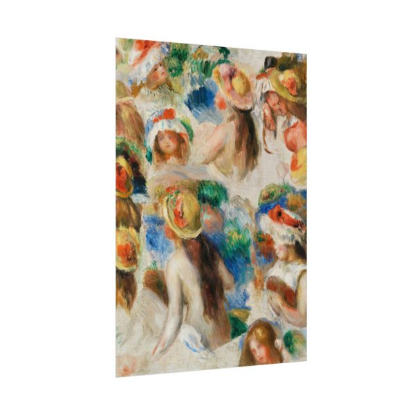 92410-112.jpg Study of Heads by Pierre-Auguste Renoir Poster