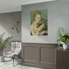 92410-119.jpg Pierre-Auguste Renoir's Woman with a Cat Poster