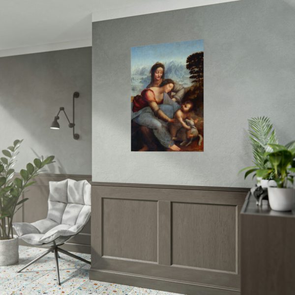 92410-149.jpg Leonardo da Vinci's The Virgin and Child with Saint Anne Poster
