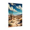 Desert Landscape With Cacti Poster